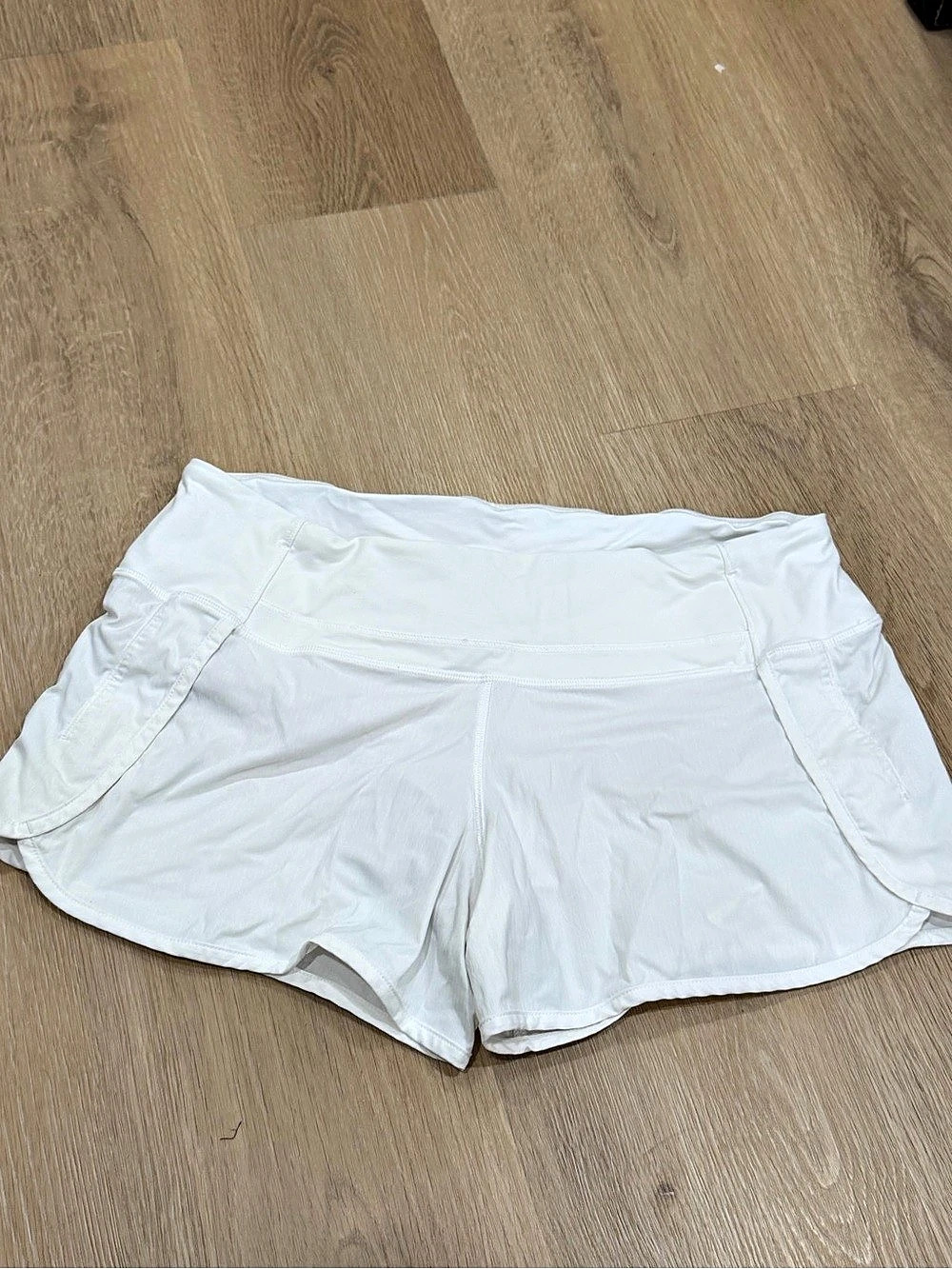 lululemon Speed Up Shorts -Athletic Shorts White Size 8
